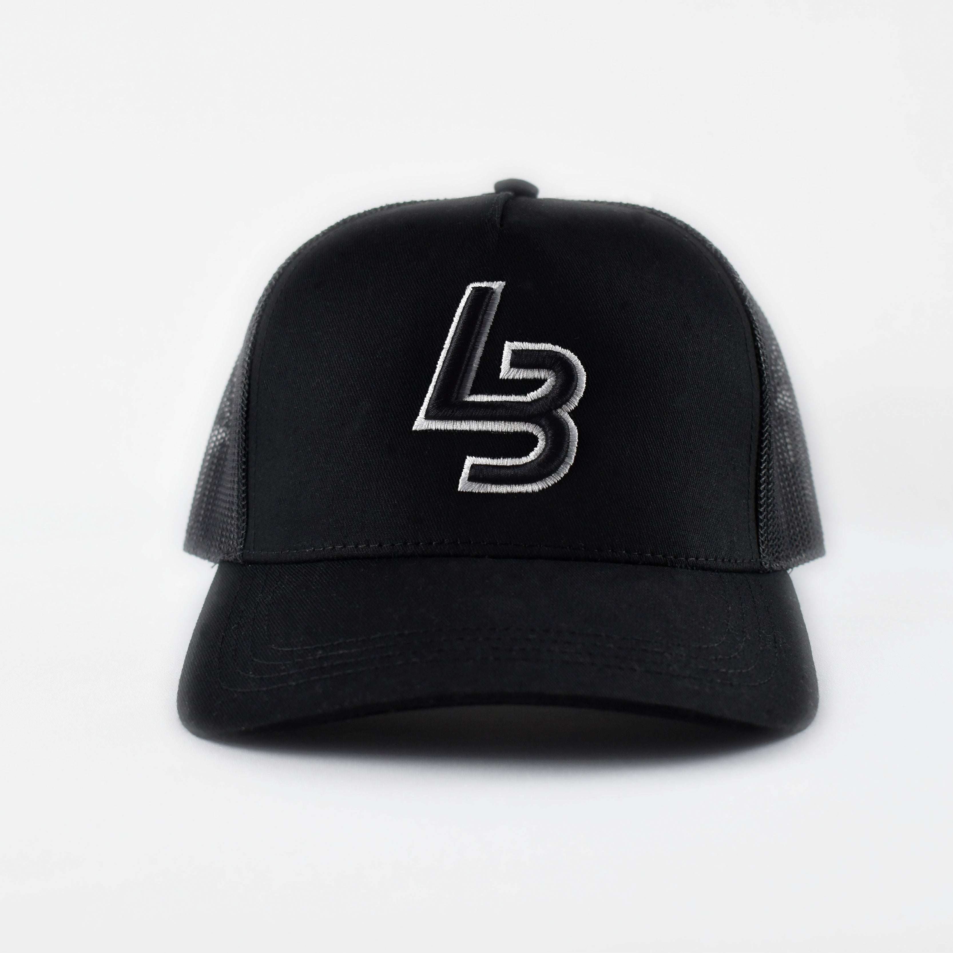Black/White Trucker Cap