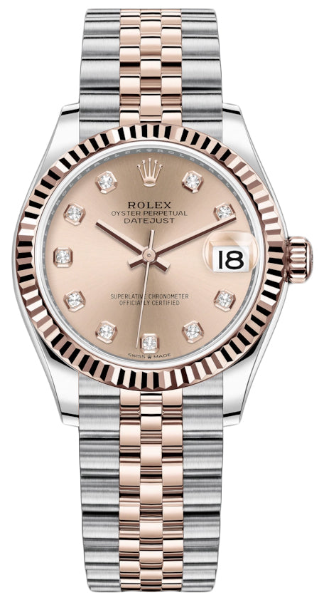 ROLEX DATEJUST 31 OYSTERSTEEL AND EVEROSE GOLD
