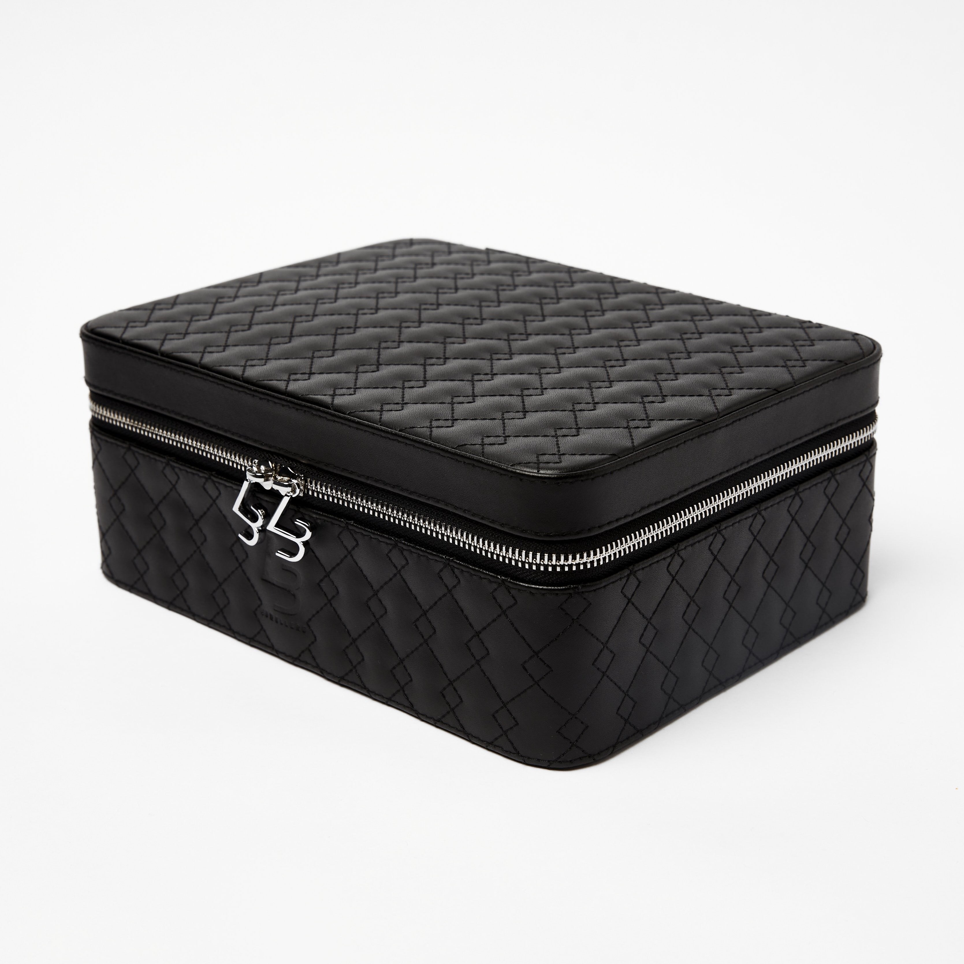 LB JEWELLERS LEATHER JEWELLERY TRAVEL CASE