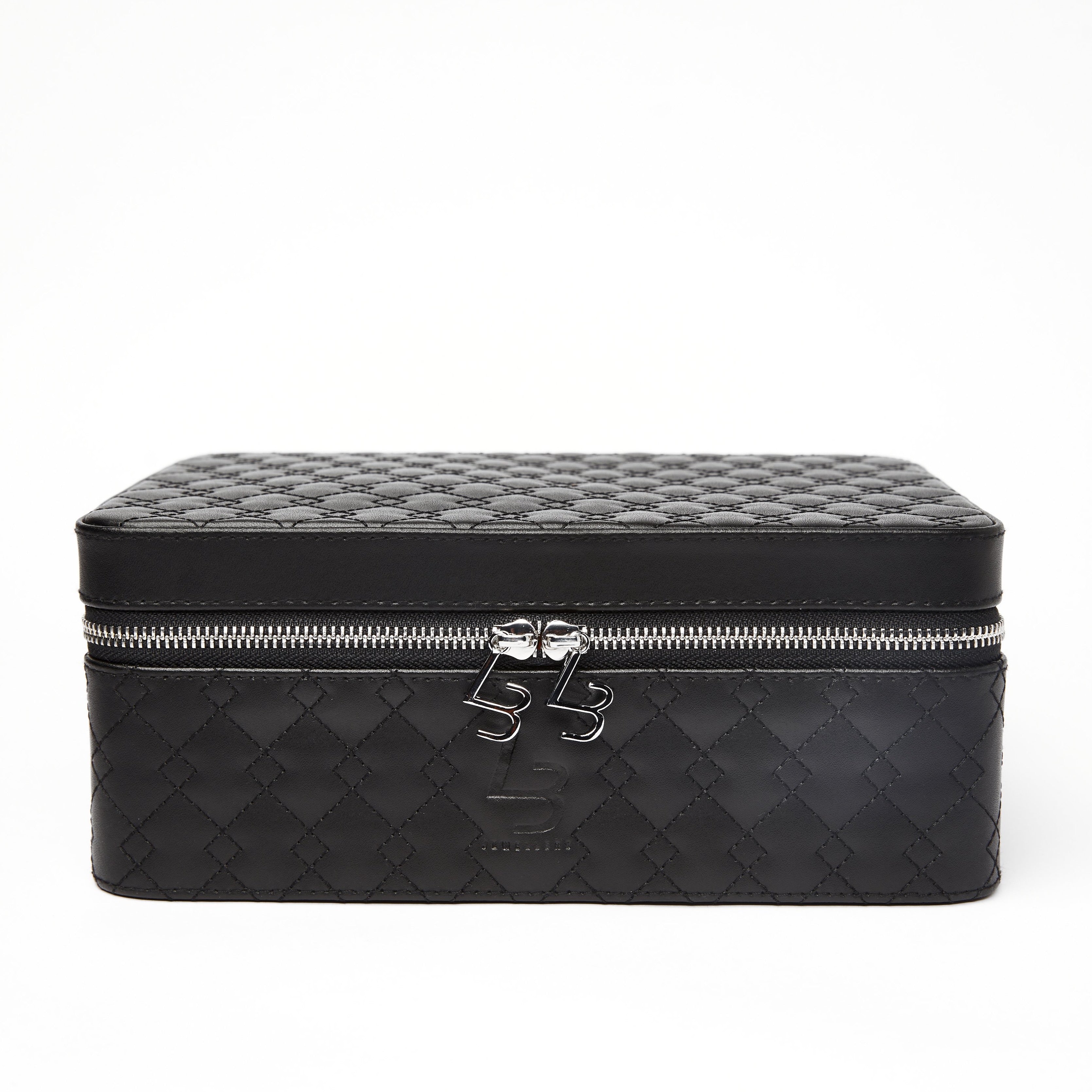 LB JEWELLERS LEATHER JEWELLERY TRAVEL CASE